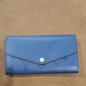 WALLET CUTE FLORAL BLOOM IMPRINT Navy Blue